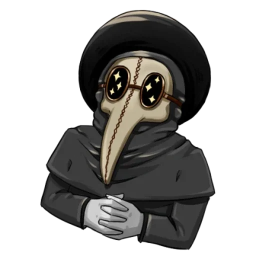 ✨ Стикер «Чумной Доктор doctor thunder» для Telegram