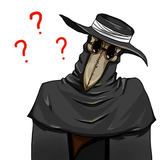 ❓ Стикер «Чумной Доктор doctor thunder» для Telegram
