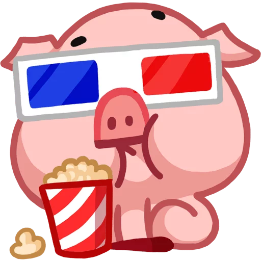 😎 Стикер «Пак полный свинок» для Telegram