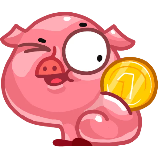🐷 Стикер «Пак полный свинок» для Telegram
