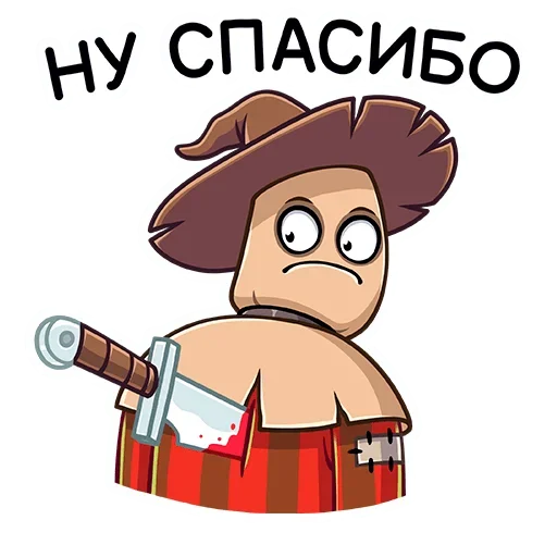 🔪 Стикер «Пэч» для Telegram