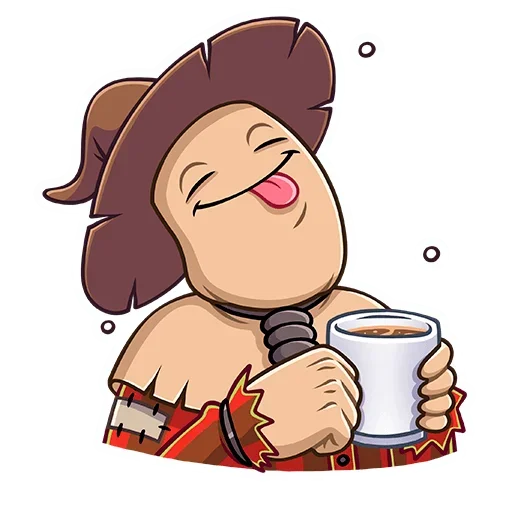 ☕️ Стикер «Пэч» для Telegram