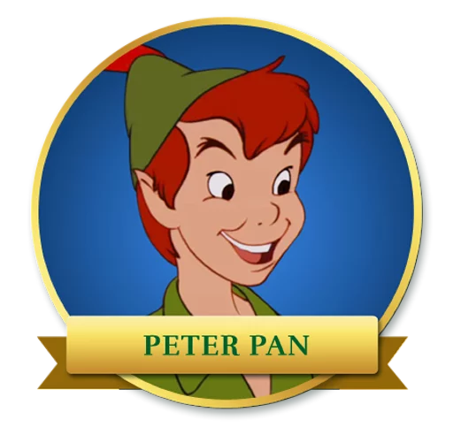 😊 Стикер «Peter Pan» для Telegram