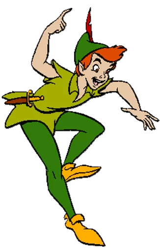 💃 Стикер «Peter Pan» для Telegram