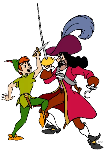 ⚔ Стикер «Peter Pan» для Telegram