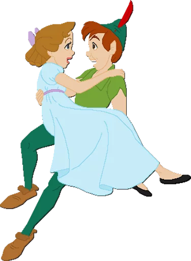 ❤ Стикер «Peter Pan» для Telegram