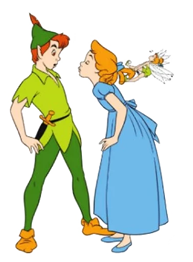 😘 Стикер «Peter Pan» для Telegram