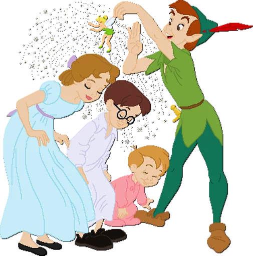 🎊 Стикер «Peter Pan» для Telegram