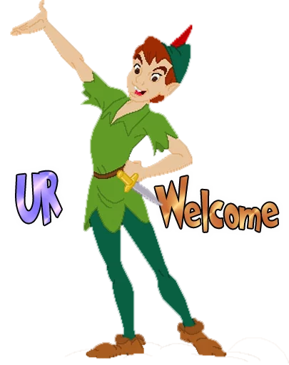 🙏 Стикер «Peter Pan» для Telegram