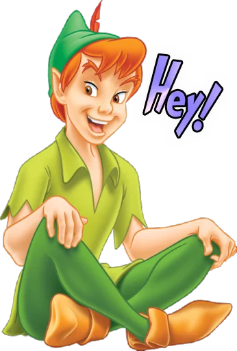 👋 Стикер «Peter Pan» для Telegram