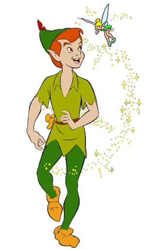 🚶 Стикер «Peter Pan» для Telegram