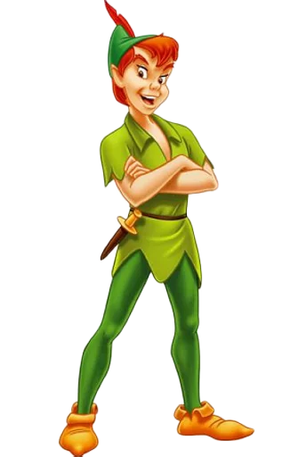 😃 Стикер «Peter Pan» для Telegram