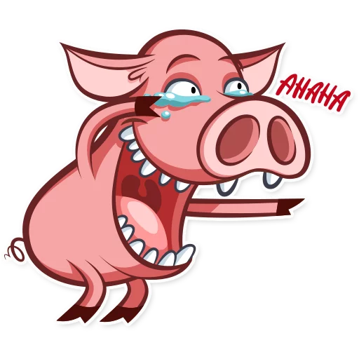 Стикерпак Pete The Pig для Telegram