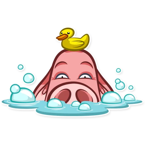 🛀 Стикер «Pete The Pig» для Telegram