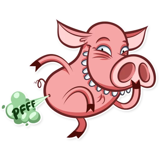 😁 Стикер «Pete The Pig» для Telegram