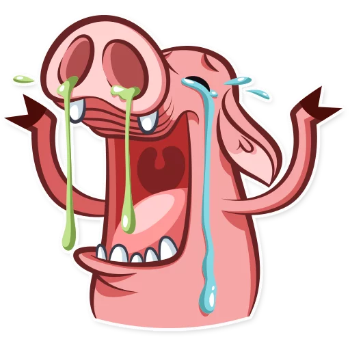 😭 Стикер «Pete The Pig» для Telegram