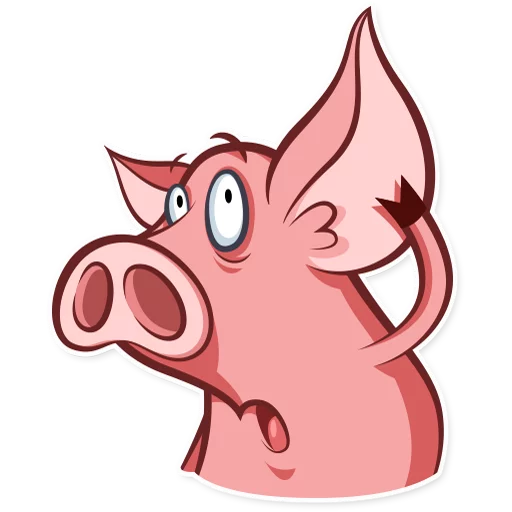 👂 Стикер «Pete The Pig» для Telegram