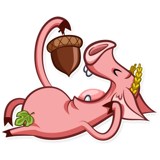 👑 Стикер «Pete The Pig» для Telegram