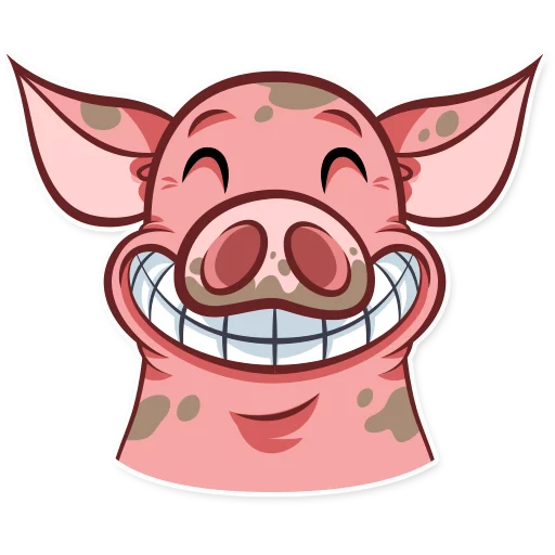 😁 Стикер «Pete The Pig» для Telegram