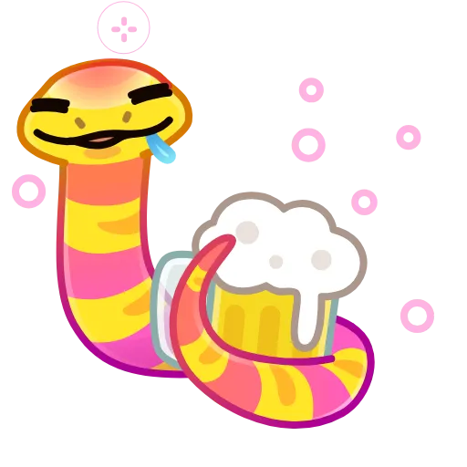 🐍 Стикер «Pet Snakes» для Telegram