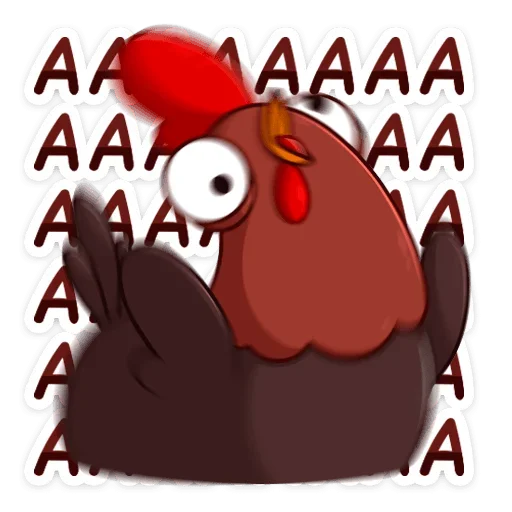 😱 Стикер «Петушок Петя» для Telegram