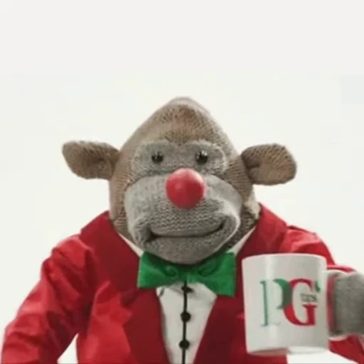 🤡 Стикер «PG Tips monkey» для Telegram