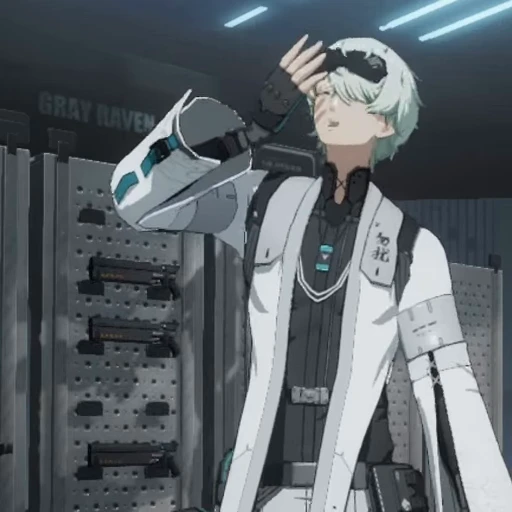 🥱 Стикер «Punishing Gray Raven» для Telegram
