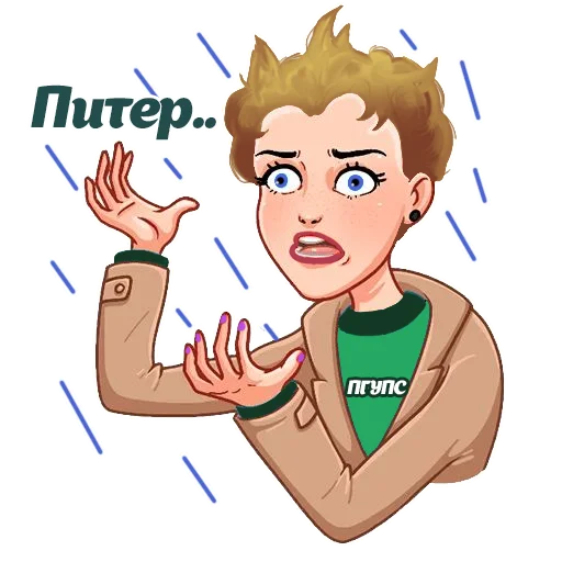 😰 Стикер «PGUPS» для Telegram