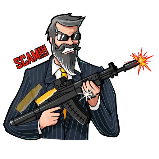 😡 Стикер «Cryptoblog» для Telegram