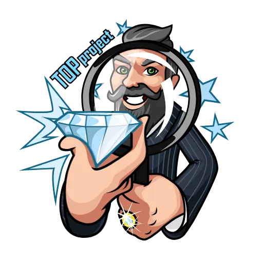 🔝 Стикер «Cryptoblog» для Telegram
