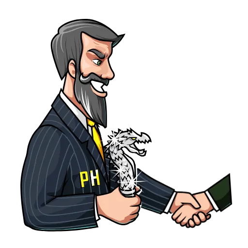 🤝 Стикер «Cryptoblog» для Telegram