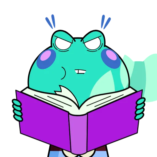 Стикерпак Phibi The Scholar для Telegram