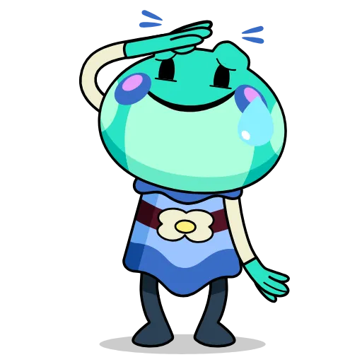 😌 Стикер «Phibi The Scholar» для Telegram