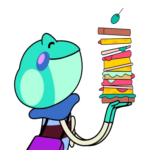 😋 Стикер «Phibi The Scholar» для Telegram