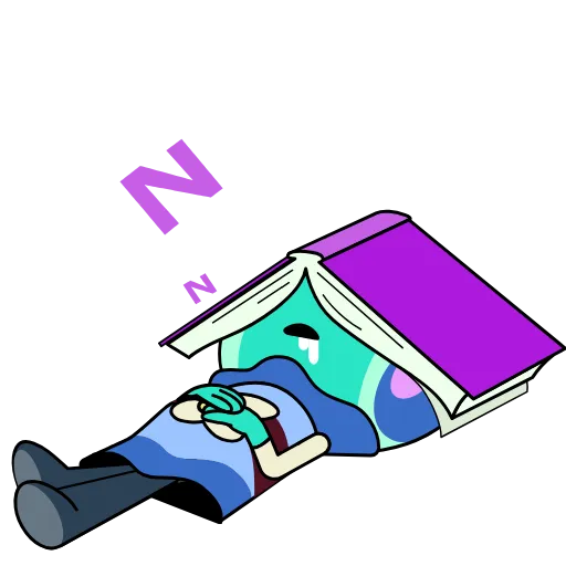 💤 Стикер «Phibi The Scholar» для Telegram