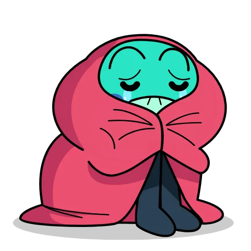 😔 Стикер «Phibi The Scholar» для Telegram