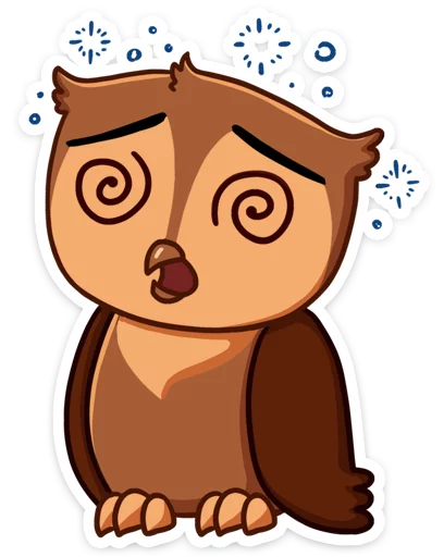 🤪 Стикер «Phil • Совёнок Фил» для Telegram