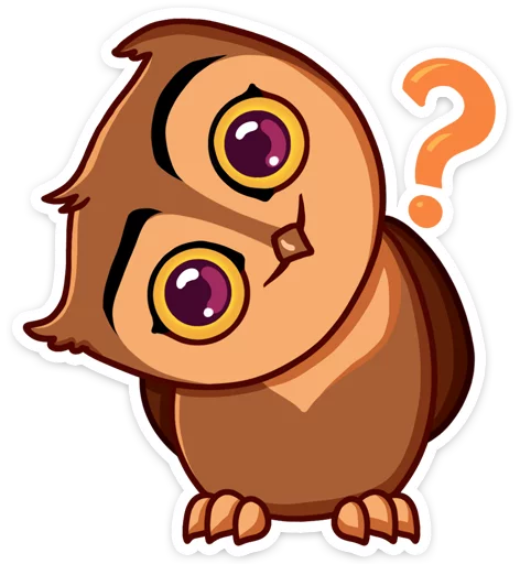 🤔 Стикер «Phil • Совёнок Фил» для Telegram
