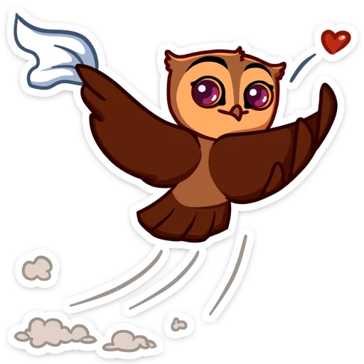😘 Стикер «Phil • Совёнок Фил» для Telegram