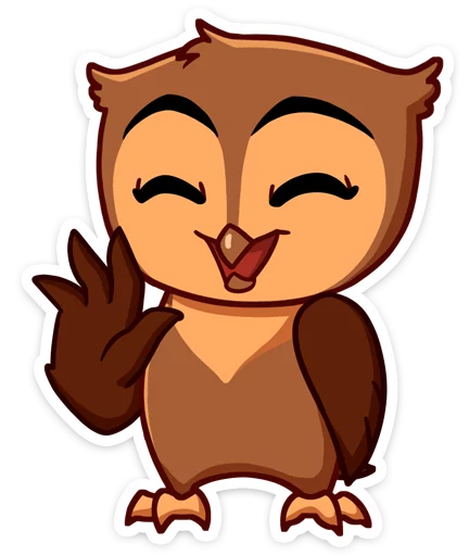 😀 Стикер «Phil • Совёнок Фил» для Telegram