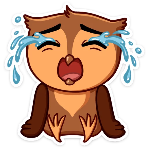 😭 Стикер «Phil • Совёнок Фил» для Telegram