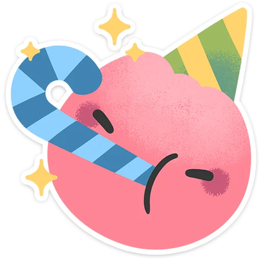 🥳 Стикер «Пашка-Тюльпашка» для Telegram