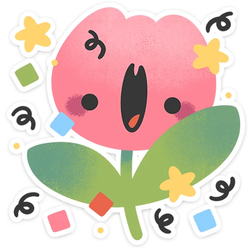 🌸 Стикер «Пашка-Тюльпашка» для Telegram