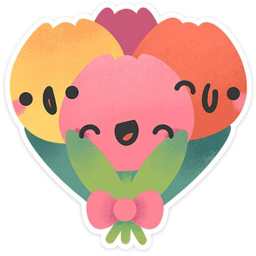 💐 Стикер «Пашка-Тюльпашка» для Telegram