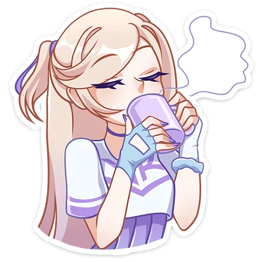 ☕ Стикер «Филомена без надписей» для Telegram