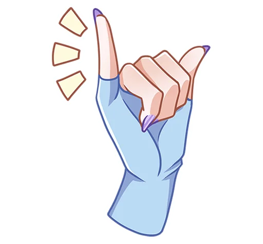 🤝 Стикер «Филомена без надписей» для Telegram