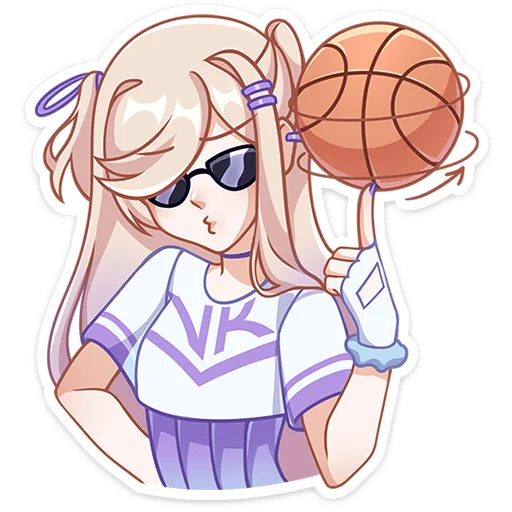 🏀 Стикер «Филомена без надписей» для Telegram