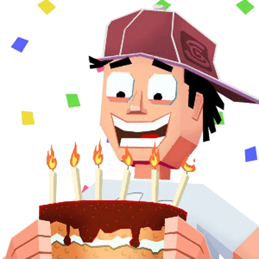 🎂 Стикер «Phil» для Telegram