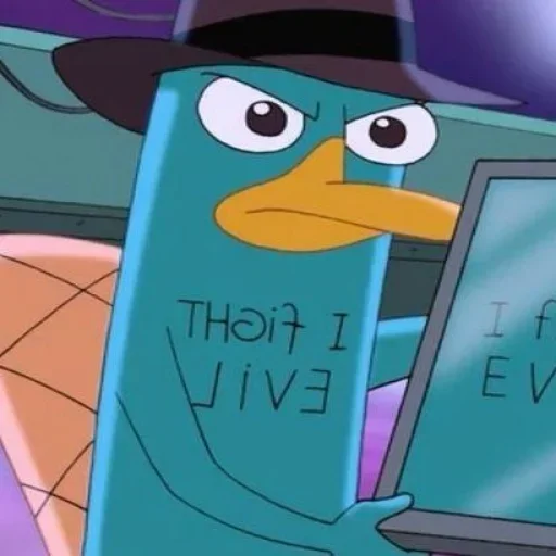 😐 Стикер «Phineas And Ferb» для Telegram