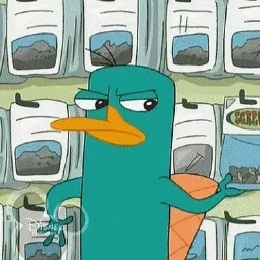 😐 Стикер «Phineas And Ferb» для Telegram